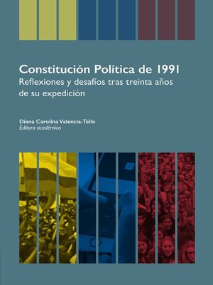 cover image of Constitución Política de 1991